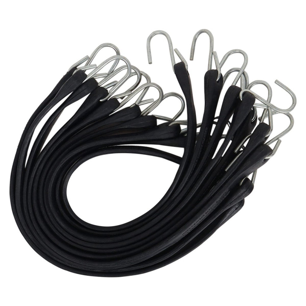 15'' Tie Down Straps for Outdoor, Tarp Covers, Canvas Canopies, Motorcycle, a...