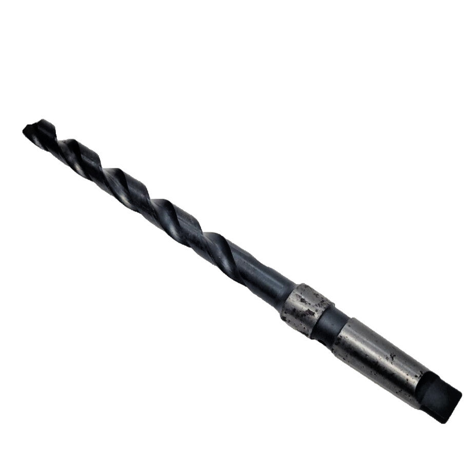 CLE-FORGE 23/32" #3 MT SHANK DRILL BIT 316912, COOLANT THROUGH, OAL 12-5/8"