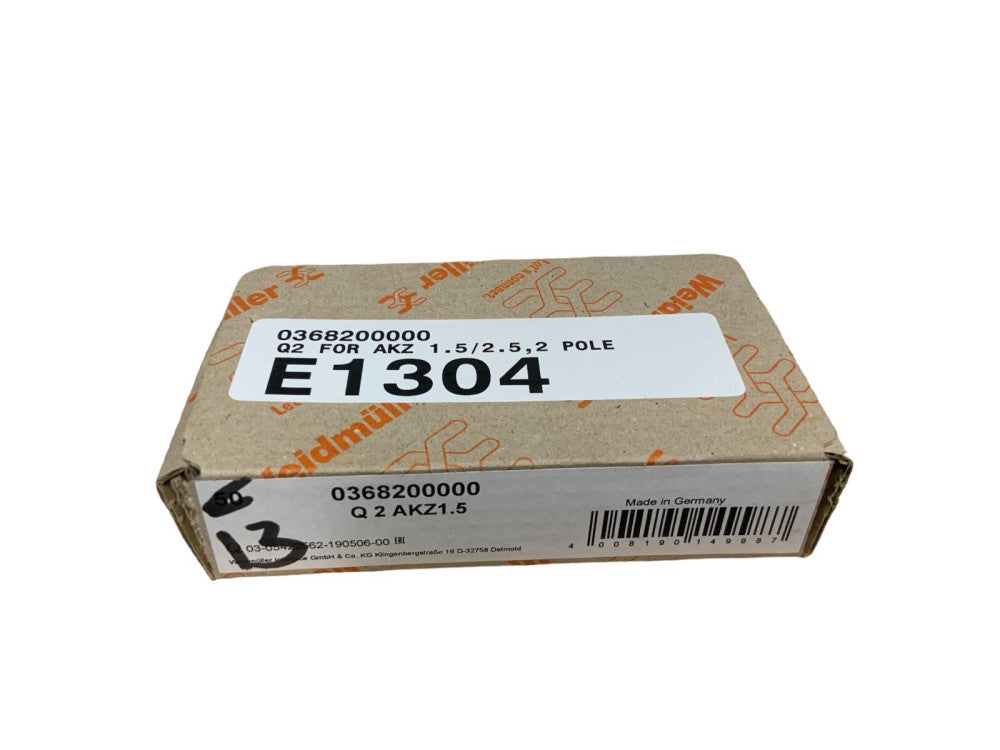 0368200000, WEIDMULLER, SAK Series, Cross-connector, 2P, Lot of 50