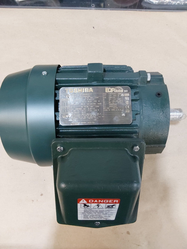 TOSHIBA - 0014SDSR44A-P - Cont Duty IKH AC MOTOR - 1HP, 1760RPM 230/460V