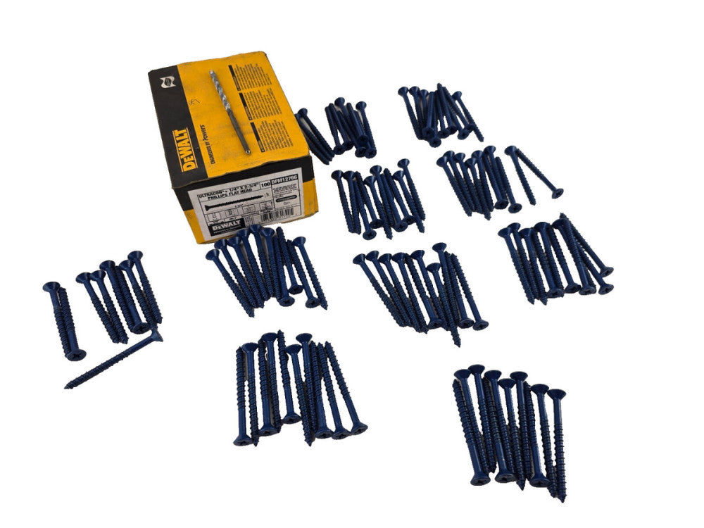 99pcs DEWALT DFM12766S UltraCon+ 1/4 x 2-3/4 Blue Phillips Flat