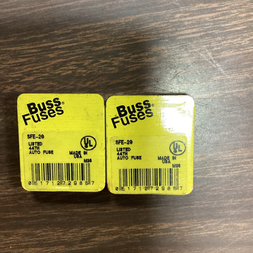 Buss Fuses SFE 20, Lot Of 9