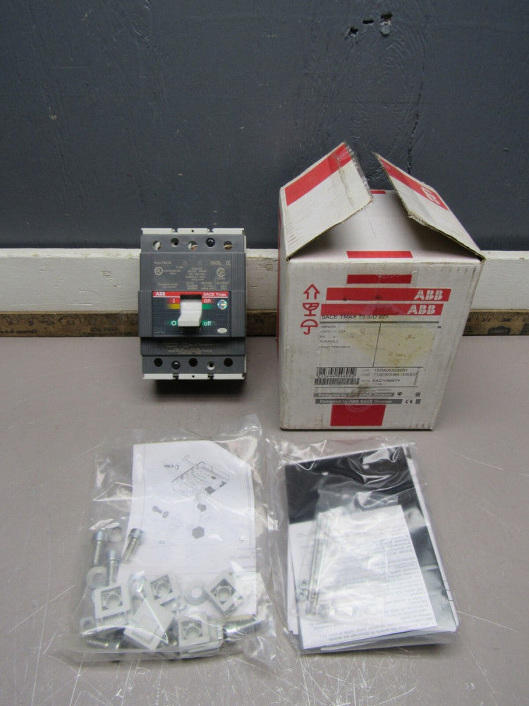 ABB SACE TMAX T3 S-D 225 CIRCUIT BREAKER 3P 225A 1SDA053599R1 NIB !! READ DESC !