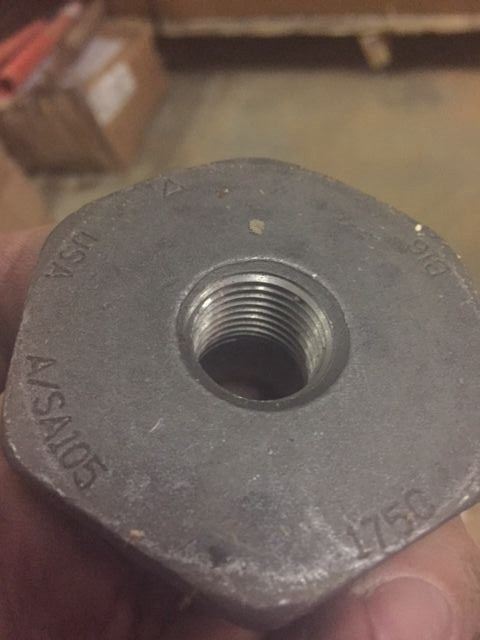 (1) Capital 2 x 1/2 Forged Steel Hex Bushing **FREE SHIPPING EACH ADDI PURCHASED