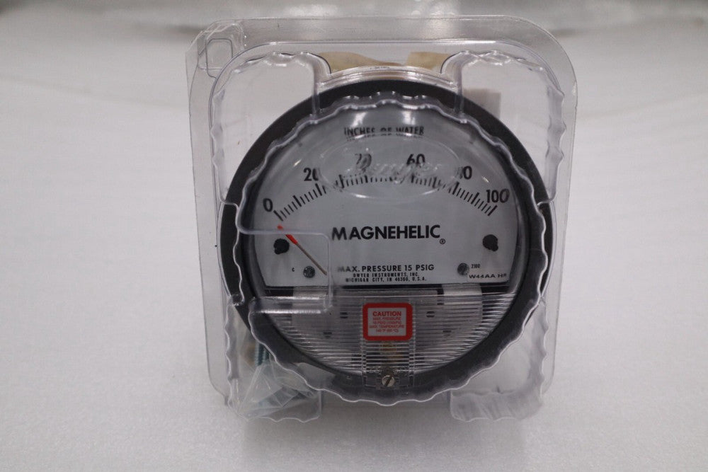 NEW Dwyer 4" Magnehelic Mode 2100 Differential Pressure Gauge 0-100" STOCK H177A