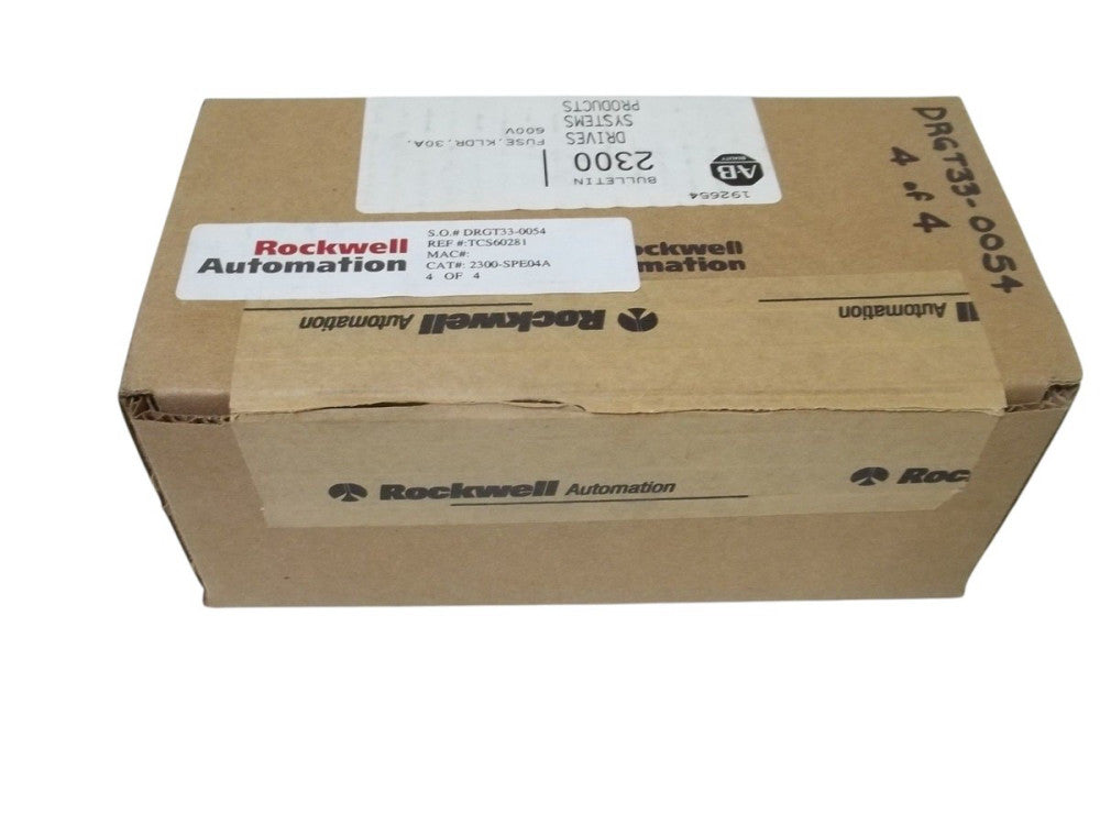 ALLEN BRADLEY 2300-SPE04A SER.C FUSE, KLDR, 30A 600V NSMP