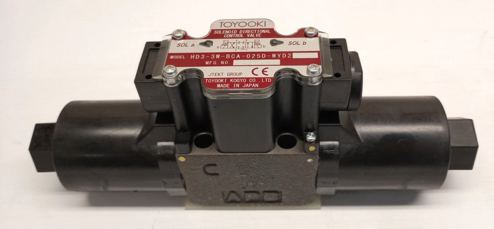 Toyooki HD3-3W-BCA-025D-WYD2 Solenoid Directional Control Valve HD33WBCA025DWYD2
