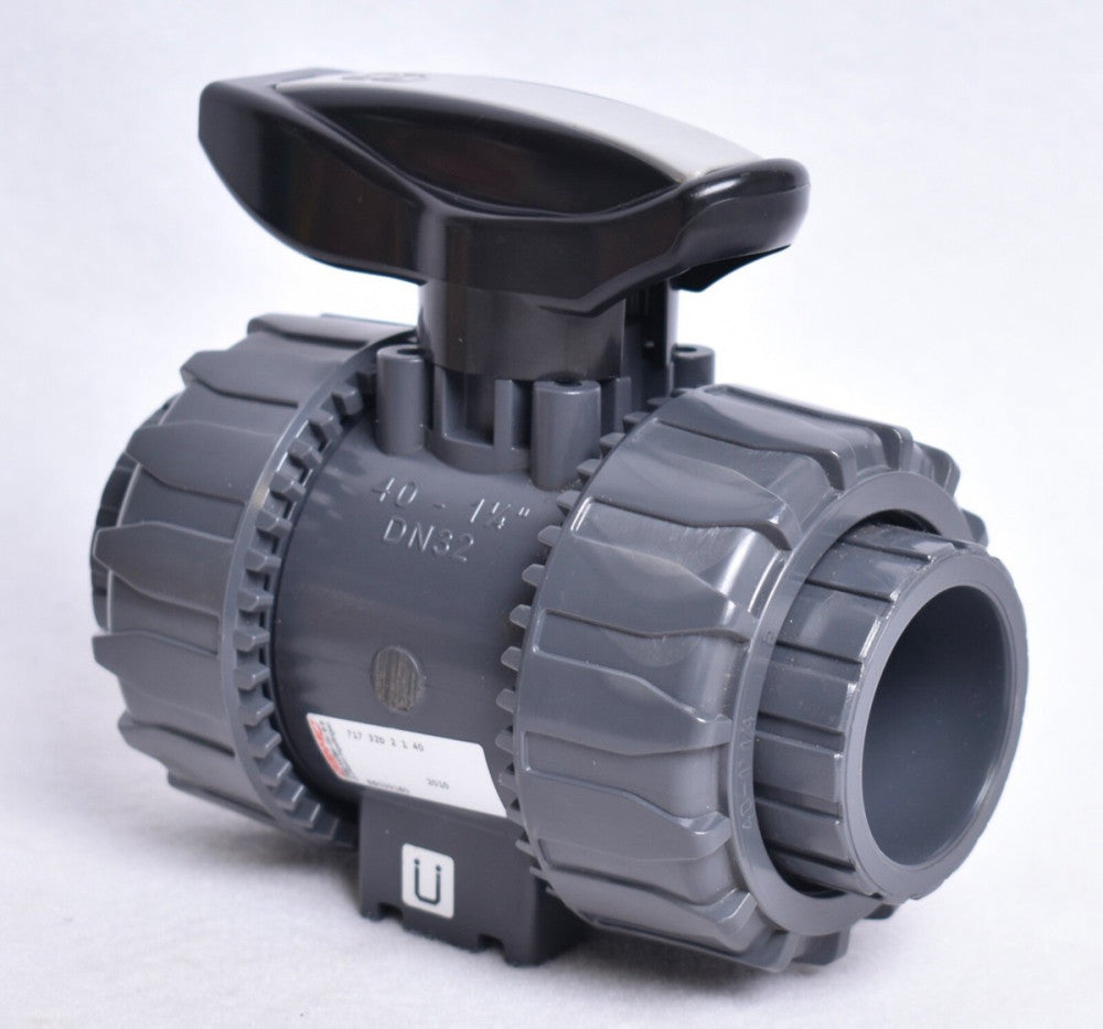 Gemu PVC 2/2 Way Ball Valve 40 - 1-1/4" DN32  171-32D-2-1-40 88039180