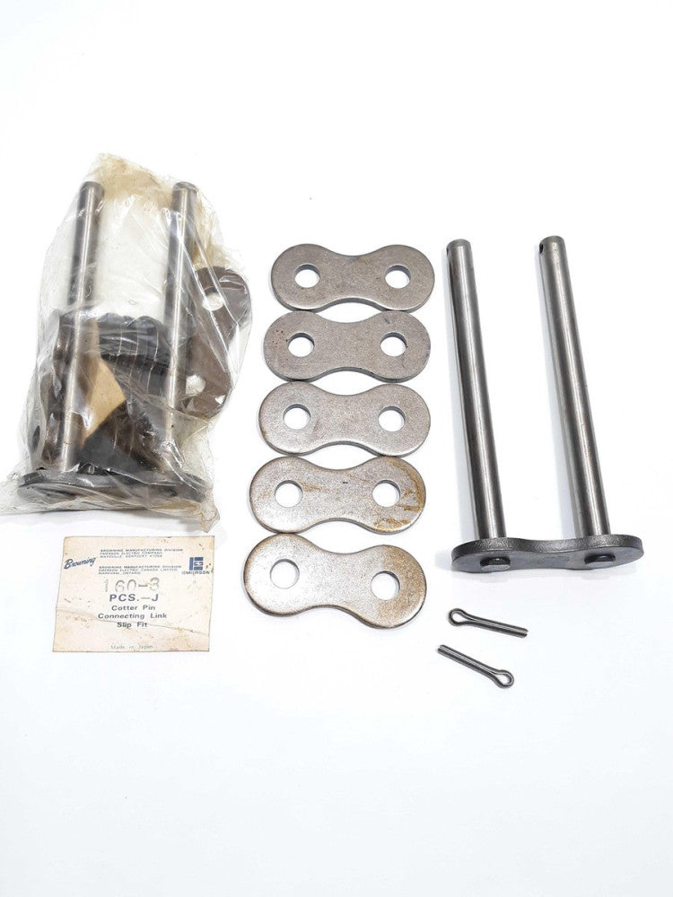 Browning J160-3 C/P C/L Triple-Roller Chain Cotter Pin Connecting Link Lot of 2