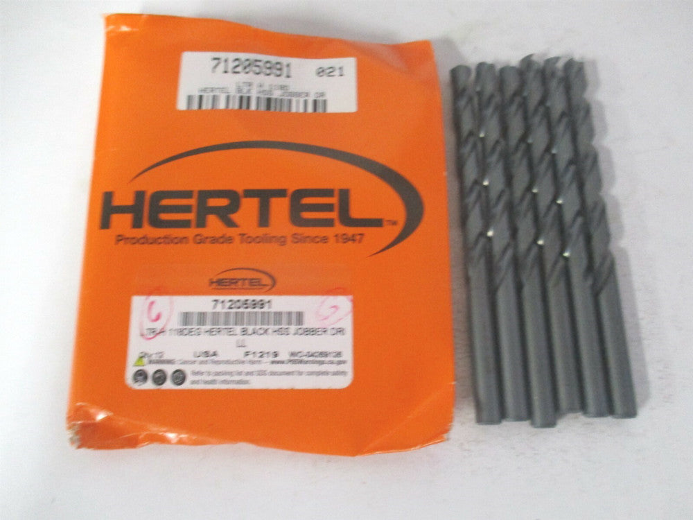 (71205991) Letter H 2-7/8" x 4-1/8" 118° High Speed Steel Jobber Drill - Qty 6