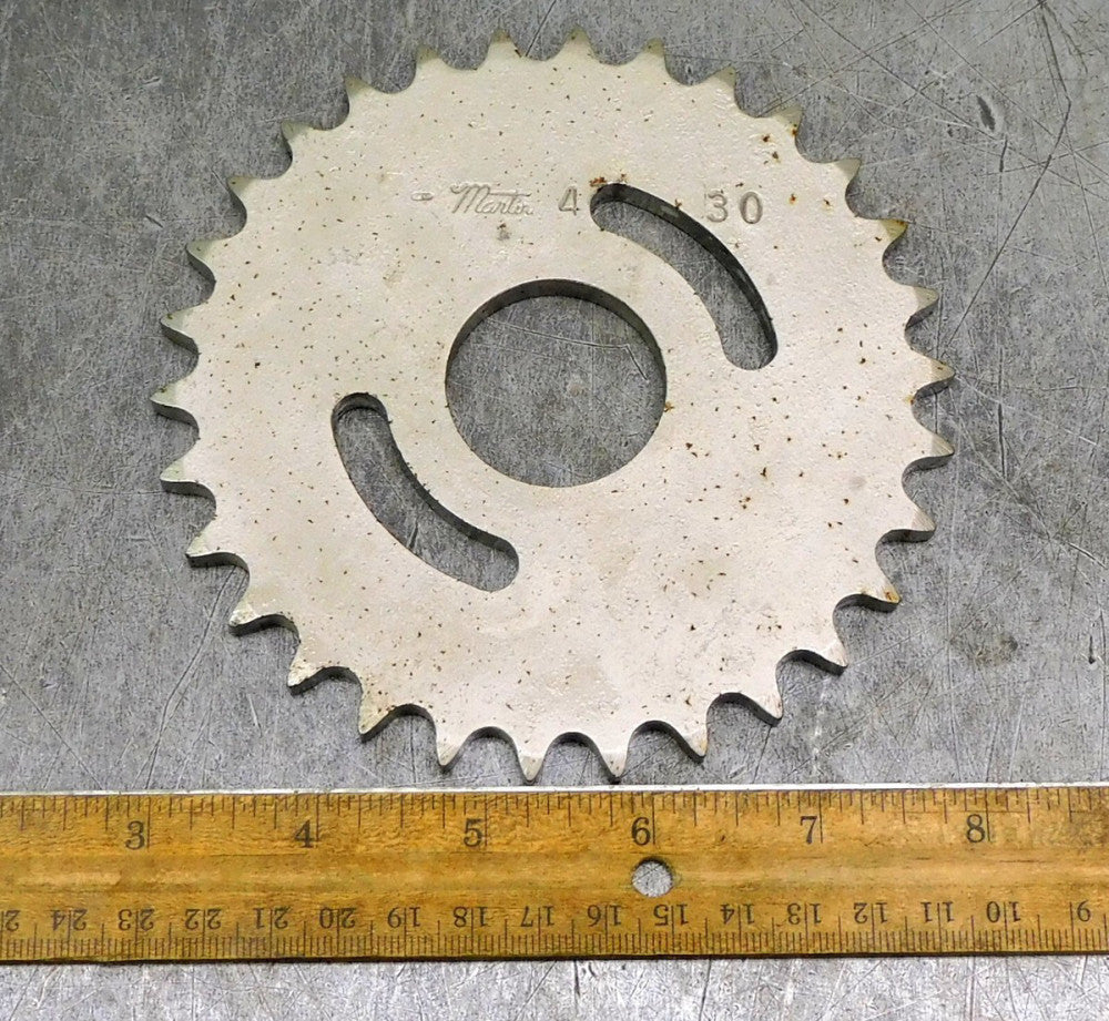 Martin 40A30 A-Plate Roller Chain Sprocket #40 30 Teeth 1-3/8" Bore