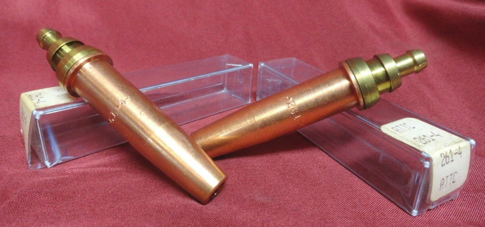 Pair (2) ATTC ~ AIRCO Style ~ Welding CUTTING TIP ~ ATTC 261-4 ~ NEW in the BOX