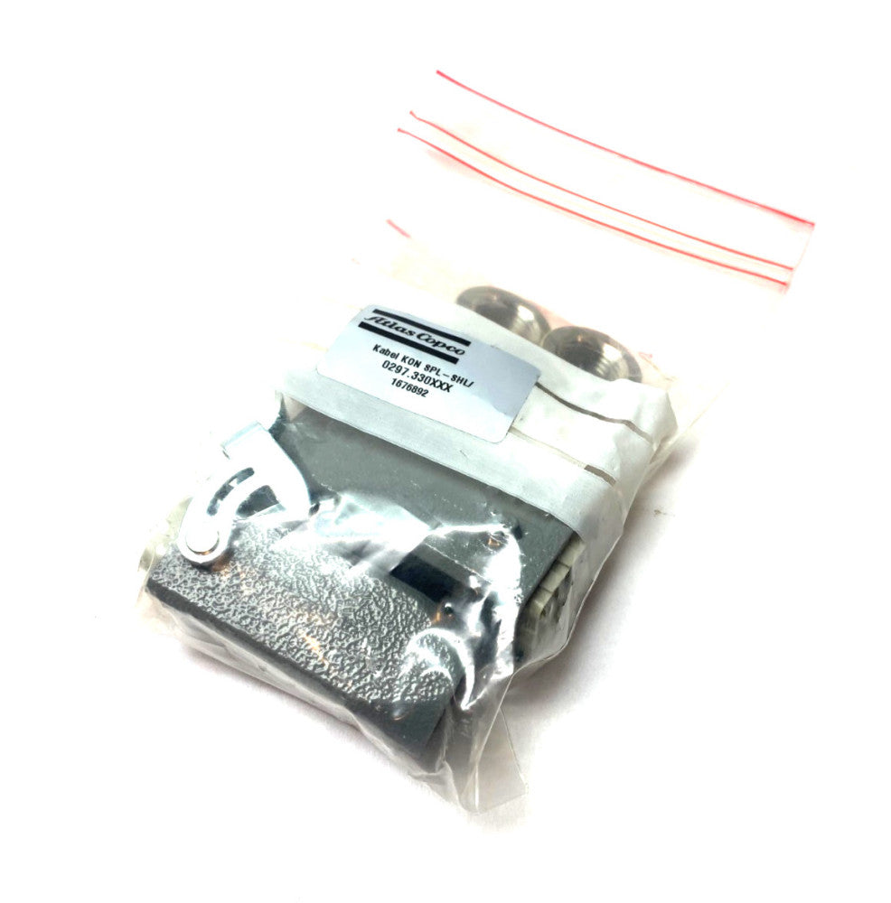 Atlas Copco 0297.330XXX Wireable Connector Set Kabel KON-SPL-SHL