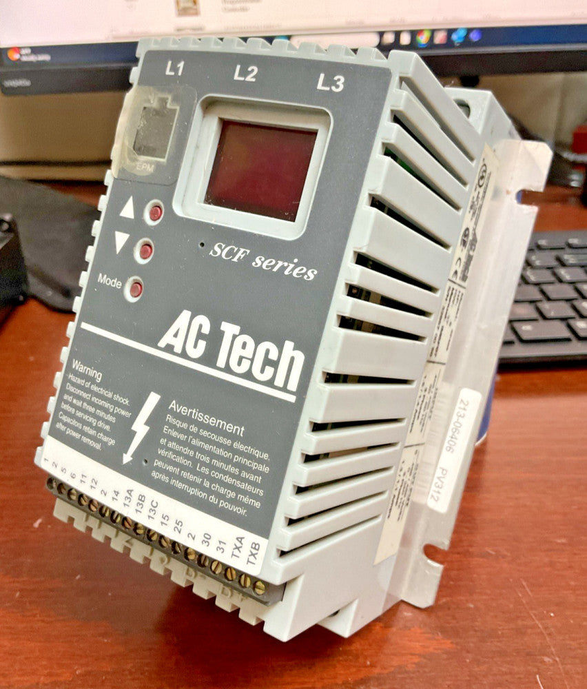 AC Tech SF405 Variable Speed AC Drive 0.37 kW / 0.5 HP, 400/480 Volts, 3PH