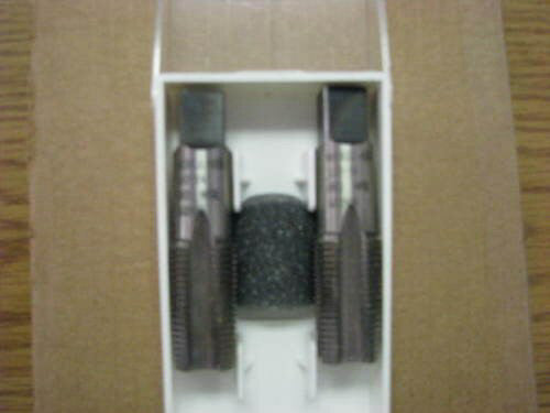 1/2-14" x 3-1/8" NSPL High Speed Steel Pipe Taps USA New - 2 Piece 