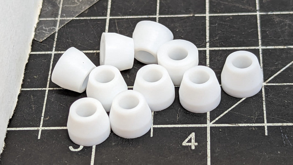 (10) Teflon® PTFE Reducing Ferrules 3/16” Tube to ¼” Tube Chromatography [B6BY]