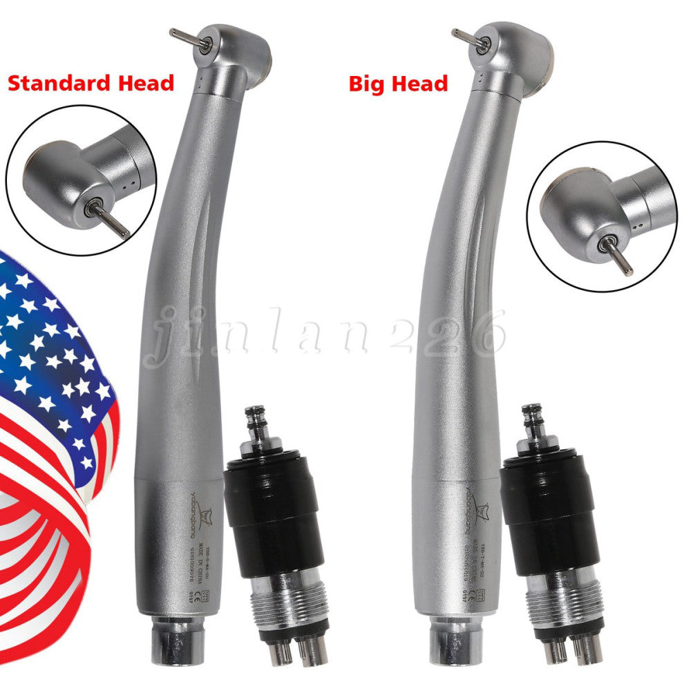 NSK Style Dental High Speed Handpiece Push Button /4 Holes Quick Coupler /Rotor