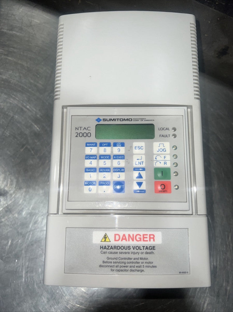 Nos Surplus Sumitomo NT2012-5A5 AC Drive 7.5HP. No Original Box