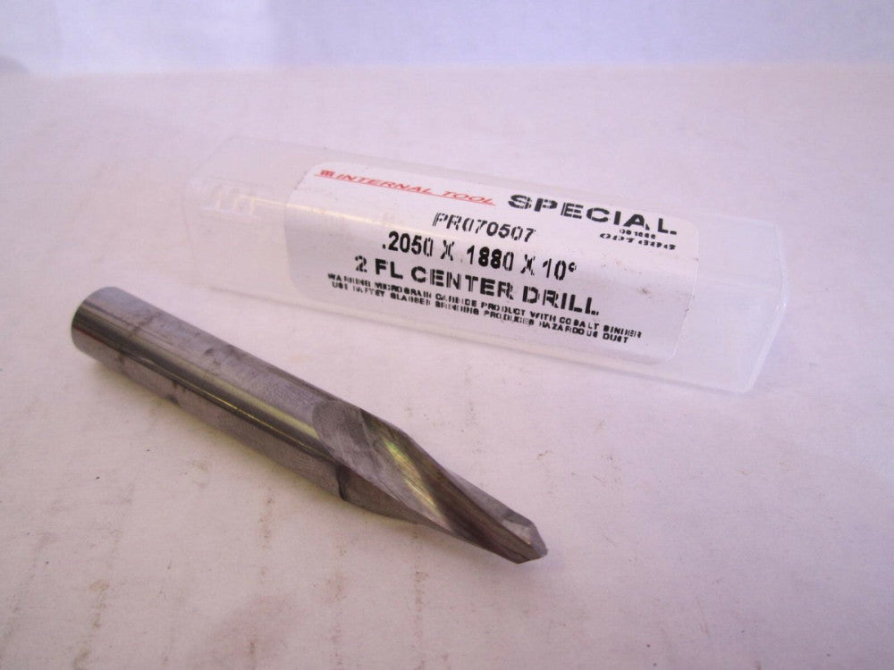 Internal Tool (PR070507) .2050" x .1880" 10 Deg Carbide Center Drill