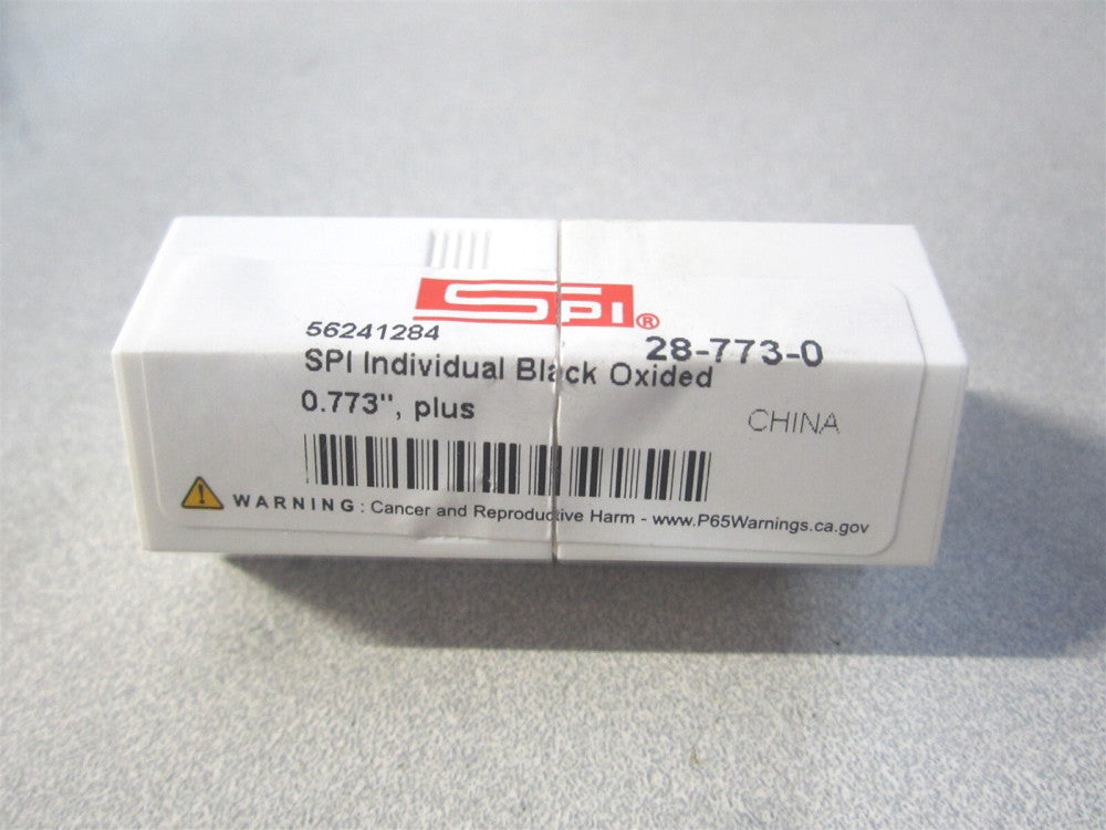 SPI (28-773-0) 0.7730" Dia Class ZZ Black Oxide Plus Plug Gage