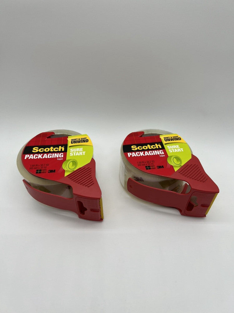 3M Scotch  Shipping  1.88 in. W x 38.2 yd. L Packaging Tape  Clear ,2 Rolls