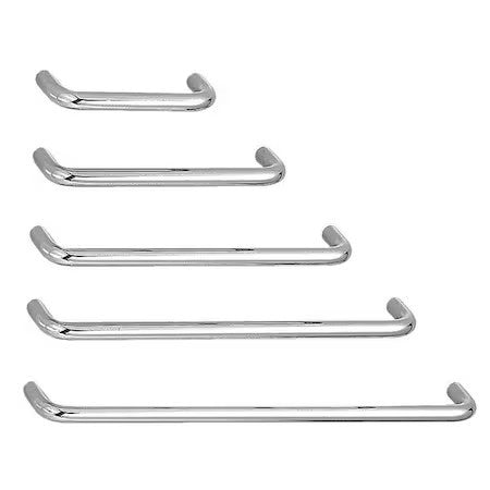 Sugatsune Swf-660 Pull Handle, Stainless Steel, 6 In. H, Satin, Threaded Holes