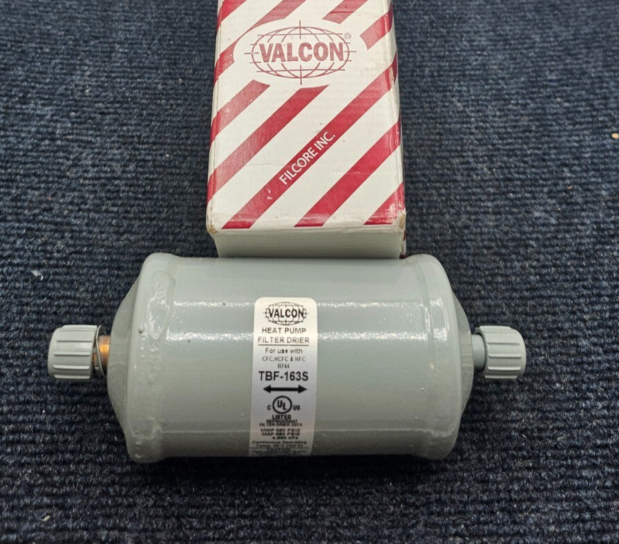 Valcon TBF-163S Heat Pump Filter Drier 059908 3/8" Inlet & 3/8" Outlet