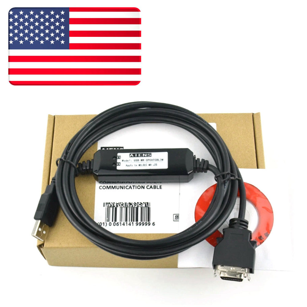 New In Box MITSUBISHI USB-MR-CPCATCBL3M Servo Drive Cable - US Stock