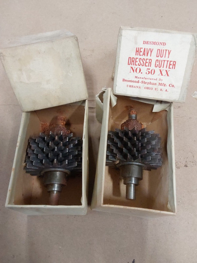 LOT OF 2 NEW DESMOND NO. 50XX HEAVY DUTY DRESSER CUTTER....N67
