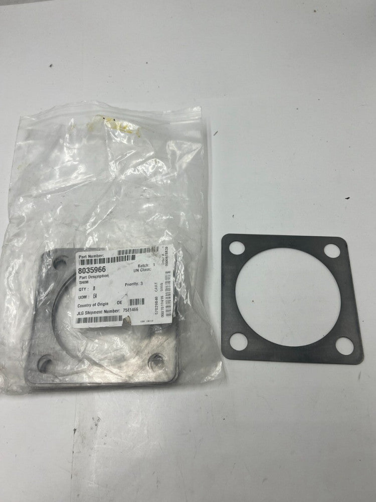 PACK OF 8 - SHIM 8035966 Fits JLG , Heavy Duty Stainless Steel
