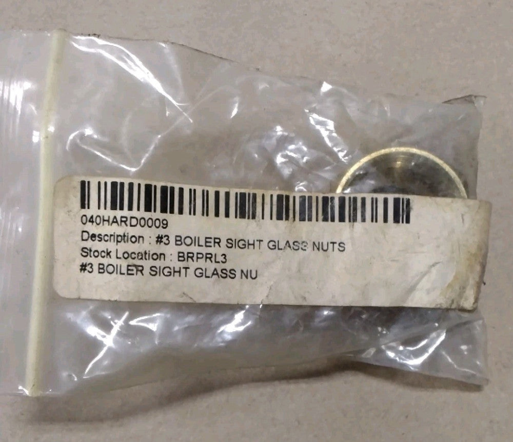 #3 BOILER SIGHT GLASS NUT D30.1