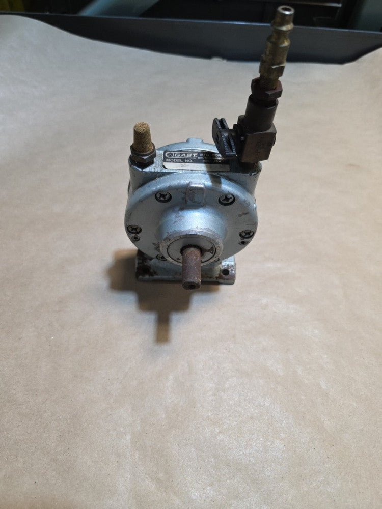 Good Used Gast 2AM-FCW-13 Air Motor With Pulley Valve & Muffler