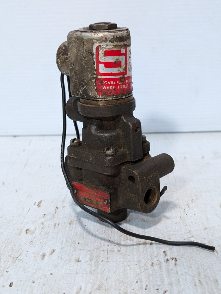Schrader 972 S Electric Air Solenoid Valve, 150psi+Returns