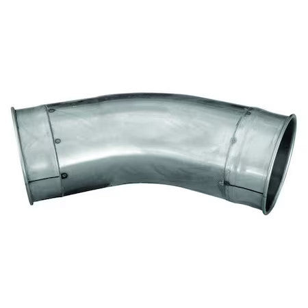 Nordfab 8010003678 Round 45 Degree Elbow, 5 In Duct Dia, Galvanized Steel, 14