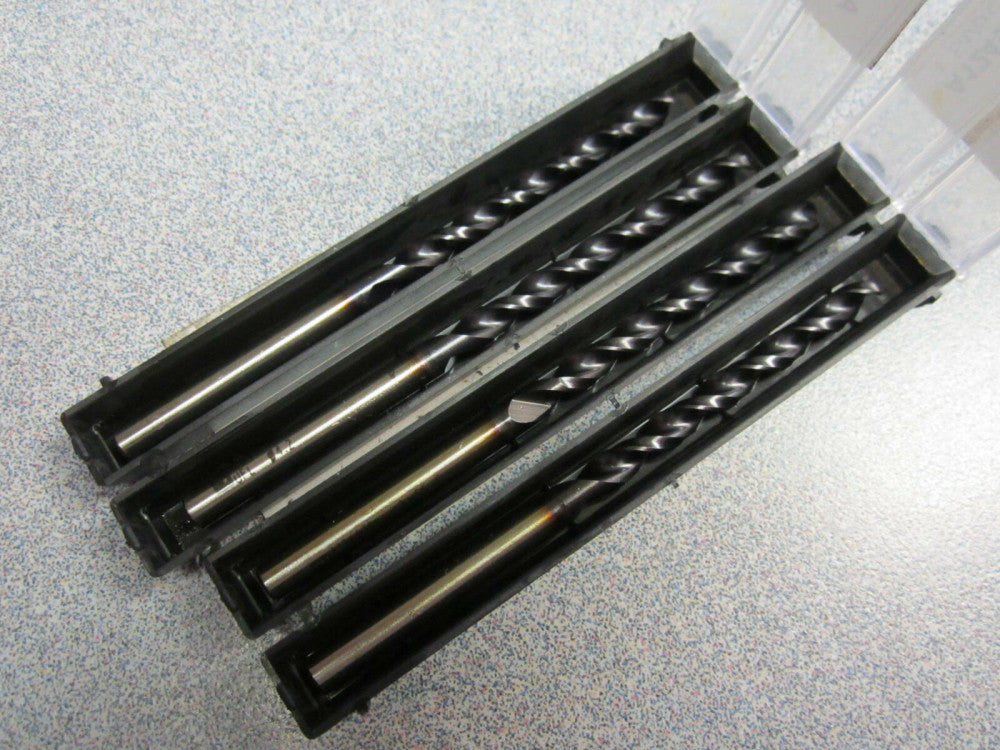 Titex (A1249TFL-4.2) 5/32 x 5/32 x 1-41/64 x 3" Deep Hole Twist Drill - Lot of 4