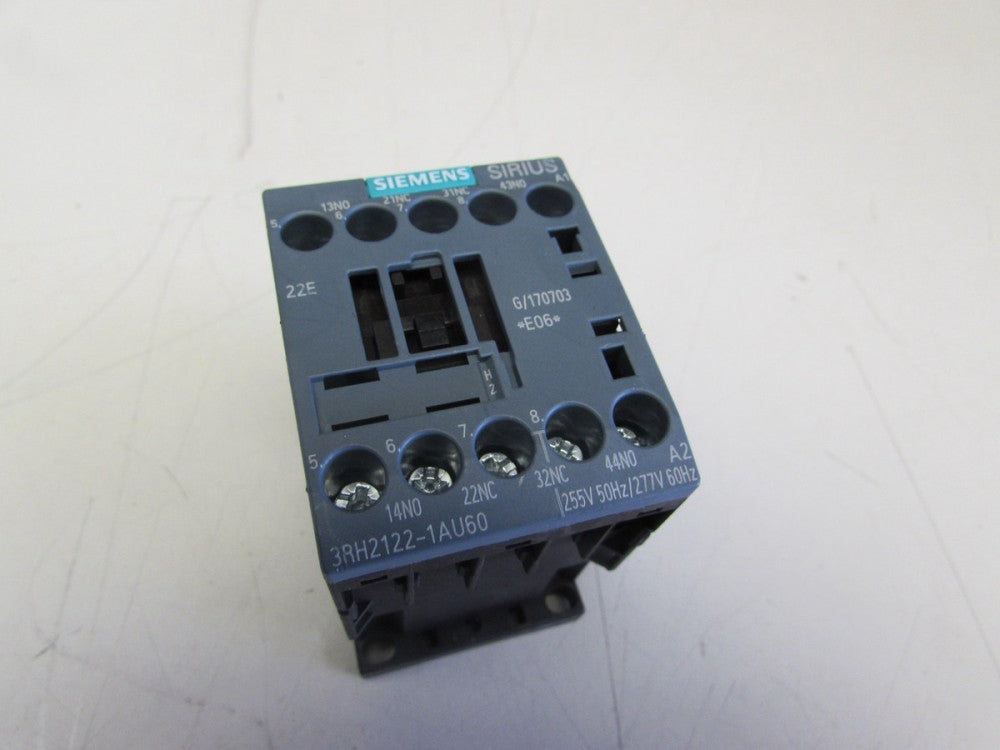 SIEMENS SIRIUS 3RH2122-1AU60 CONTACTOR 255/277VAC EXCELLENT TAKEOUT MAKE OFFER