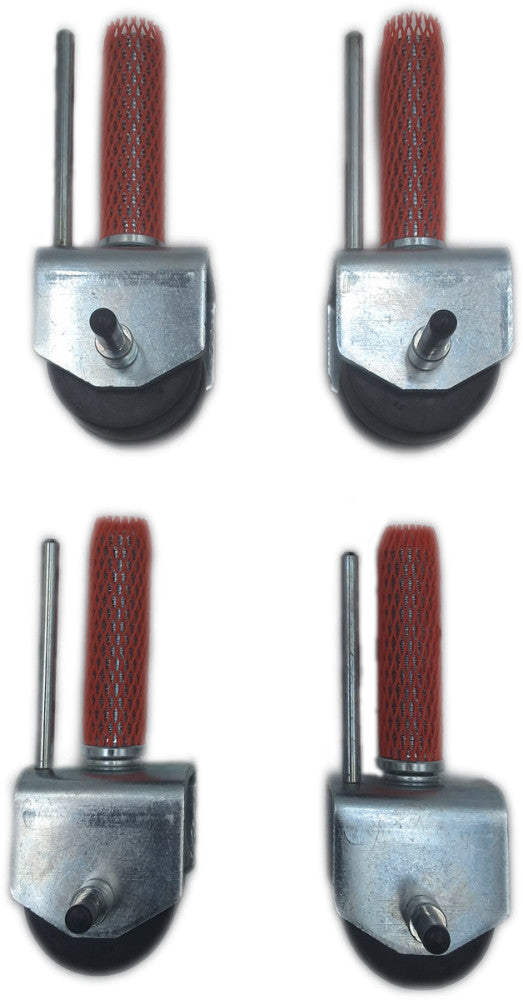 Caster Wheels Set of 4 No Mounting Plate 