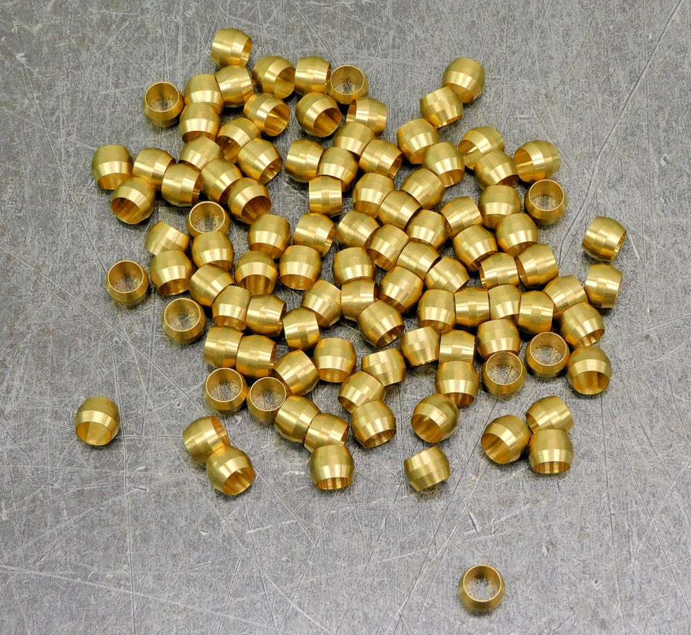 Parker Legris 0111 06 00 BNA Brass Ferrule Fitting 6mm OD Lot of (120)