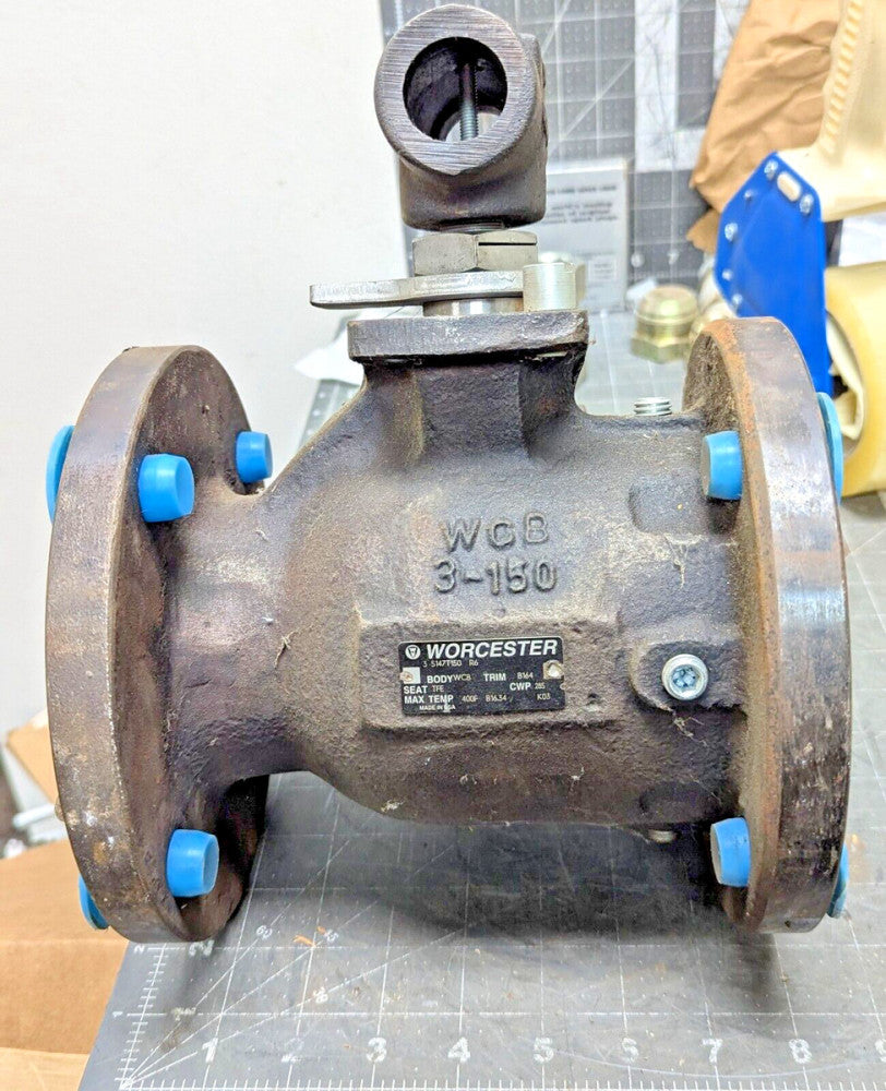 3” Flanged 150# WCB Ball Valve Flowserve Worcester [D2S5]