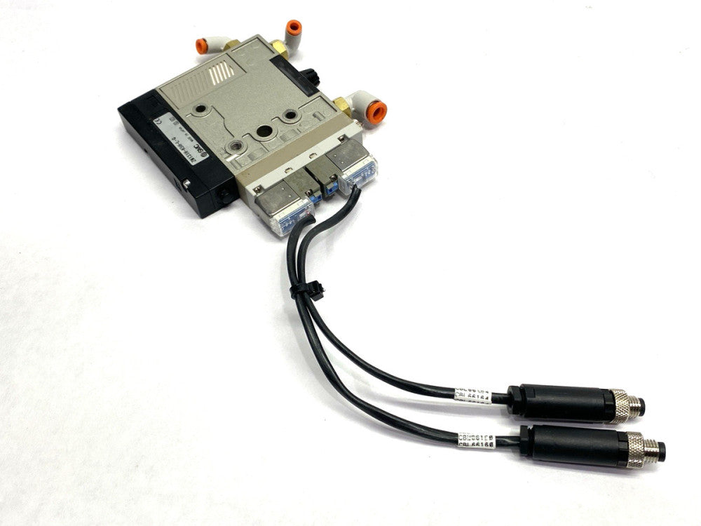 SMC ZM131H-K5H-L-Q Vacuum Generator Nozzle 24VDC w/ 2x V114-5H Solenoid Valves