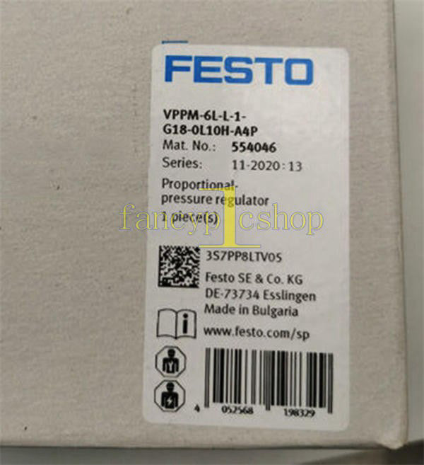NEW FESTO 554046 pressure valve VPPM-6L-L-1-G18-0L10H-A4P