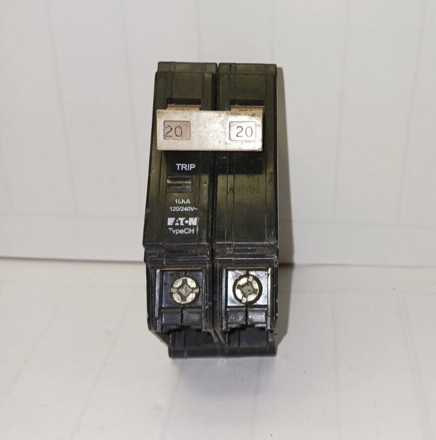 EATON 20 AMP CIRCUIT BREAKER  2 POLE 120/240 VAC 10 KA CHF220