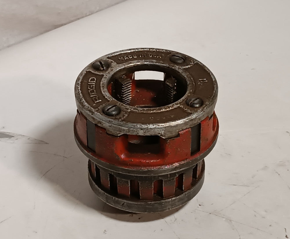Ridgid 12-R 1 1/2" NPT Pipe Threader Die Head for Ratcheting Pipe Threader