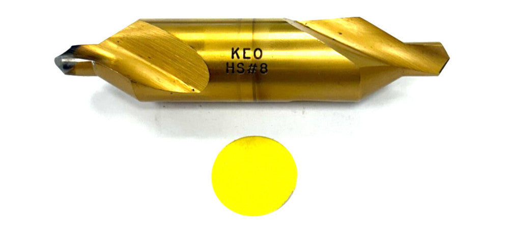 KEO HS #8 CENTER DRILL OAL- 3-1/2"