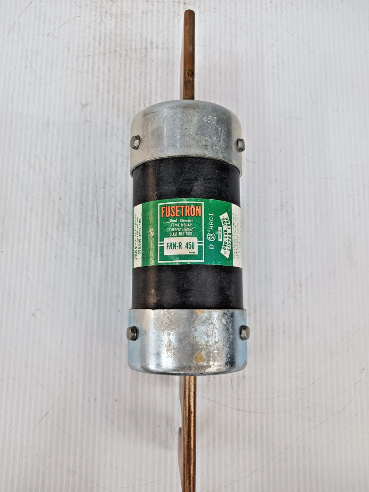 Bussmann Fusetron 450 Amp Time Delay Class RK5 Fuse 250 VAC FRN-R-450