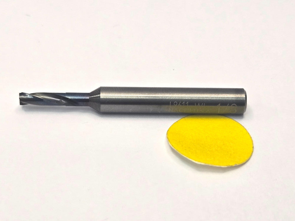 NACHI AQUA EX DRILL BIT *1455595* 1/8" SOLID CARBIDE FLAT BOTTOM