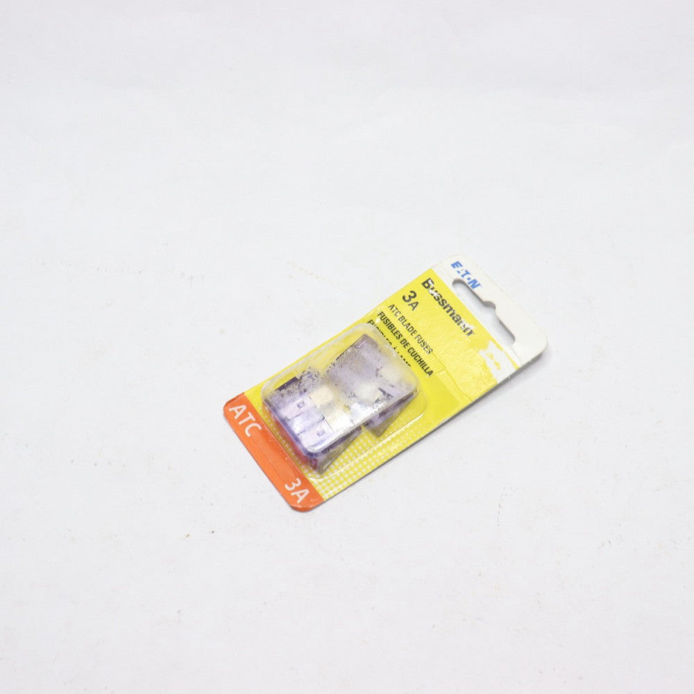 (5-Pk) Eaton Bussmann ATC Purple Blade Fuse 3 Amp BP/ATC-3-RP