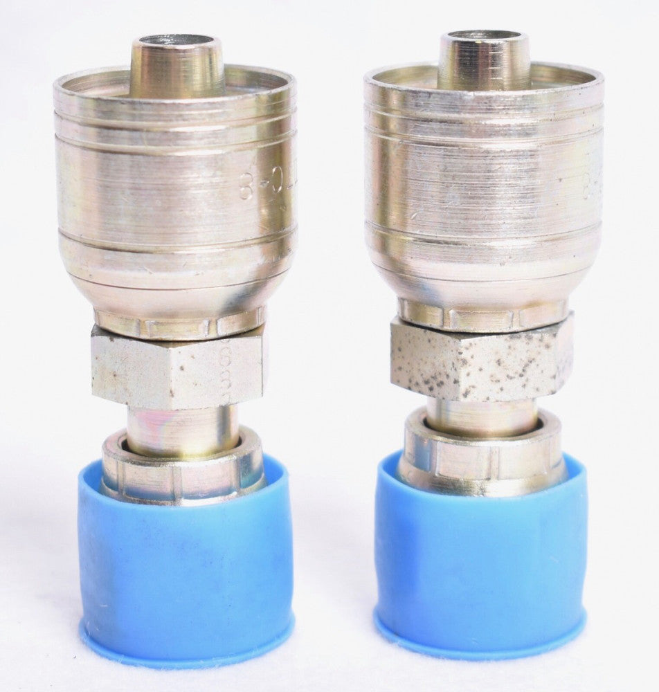 2 Count Eaton Aeroquip Hydraulic Straight Fittings ATTC-8