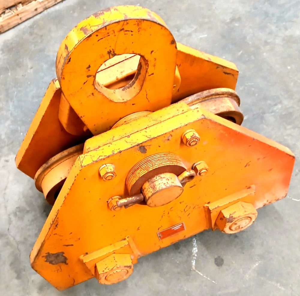 COLUMBUS MCKINNON HEAVY DUTY MANUAL I BEAM TROLLEY 16 TON CAPACITY ERP-1643