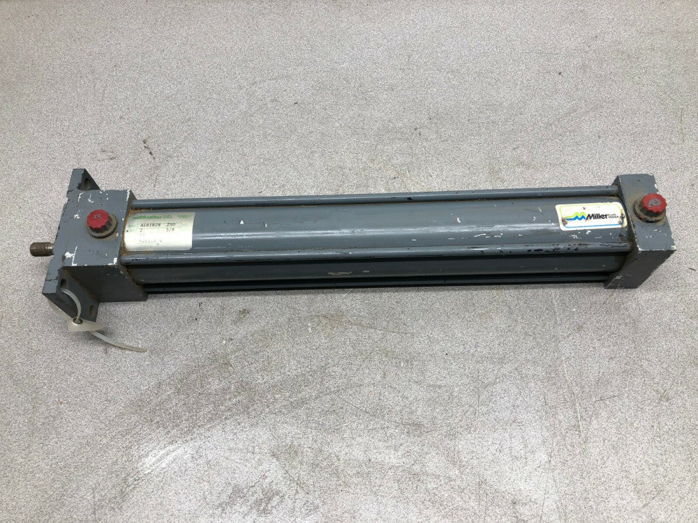 NEW NO BOX MILLER 250PSI CYLINDER 2" BORE 13" STROKE AL61R2N